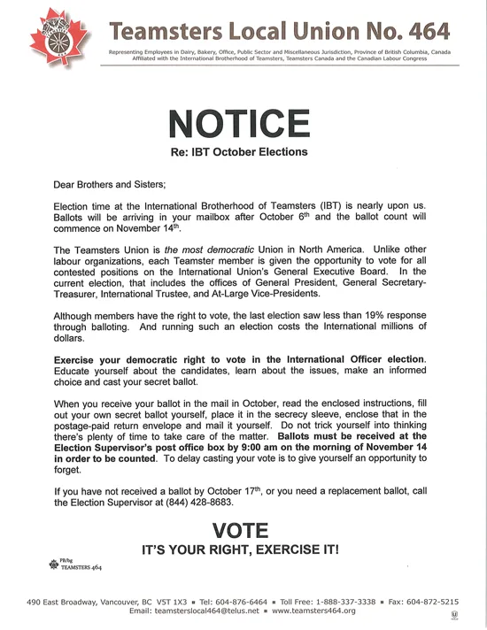 Election Notice