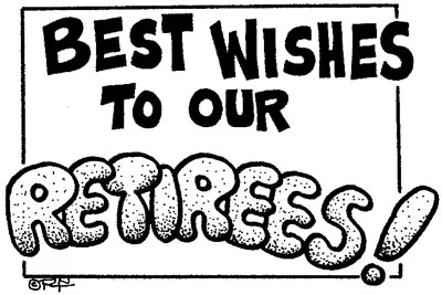 Best wishes to retirees