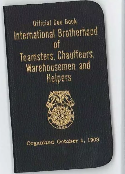 Teamsters 464 dues book 1903