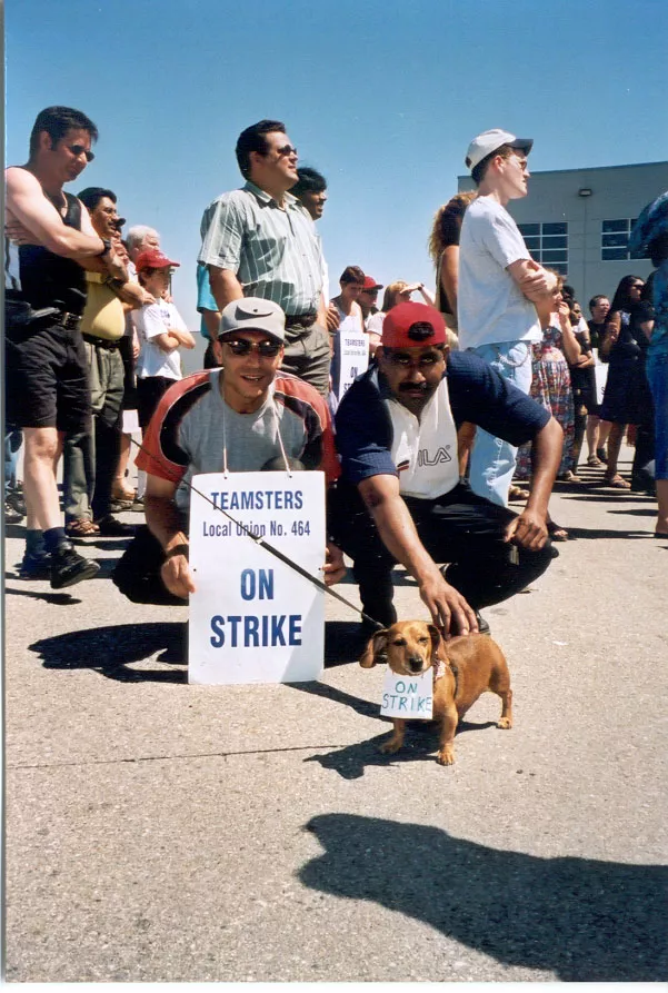 Striking Local 464 Members